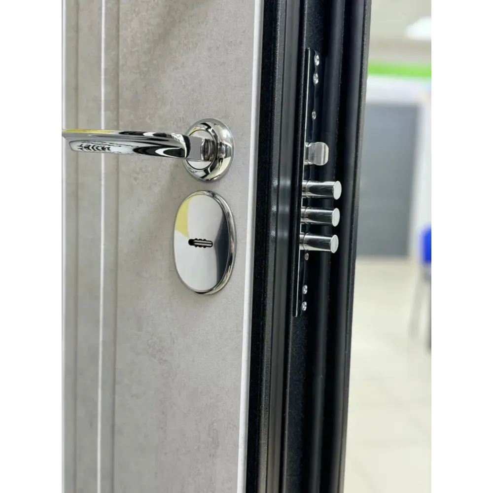Фото 10 Входная дверь Buldoors Buldoors Termo левый 205x96см цвет букле черный/бетон снежный Фото 10 Входная дверь Buldoors Buldoors Termo левый 205x96см цвет букле черный/бетон снежный