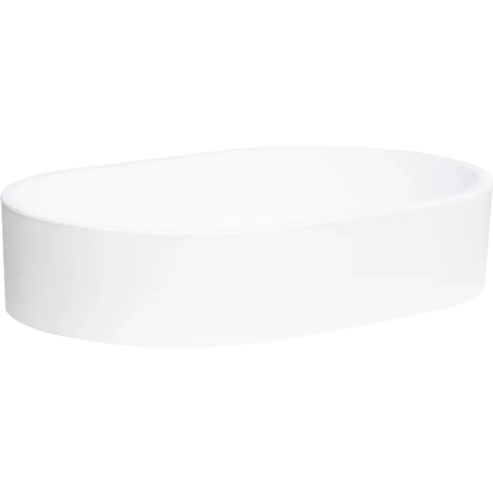 Фото 4 Раковина накладная La fenice Senso Matt 54.5см цвет белый матовый