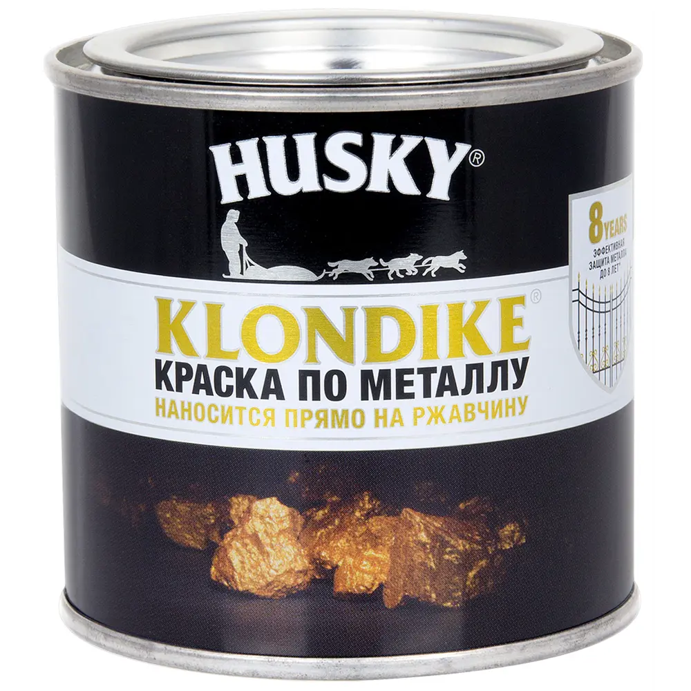 Фото 2 Краска по металлу Husky Klondike глянцевая цвет серебро 0.25 л RAL 9023 Фото 2 Краска по металлу Husky Klondike глянцевая цвет серебро 0.25 л RAL 9023