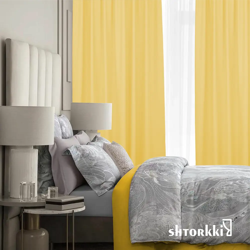 Фото 9 Комплект штор Shtorkki блэкаут Yellow 100x252 см 2 шт
