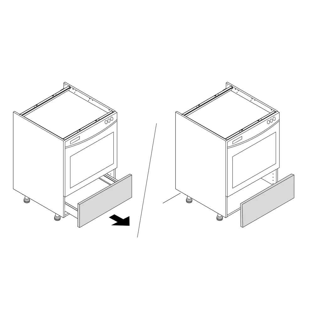 Фото 15 Фасад выдвижного ящика София 59.7x16.7 см KONSENSA ЛДСП цвет зеленый