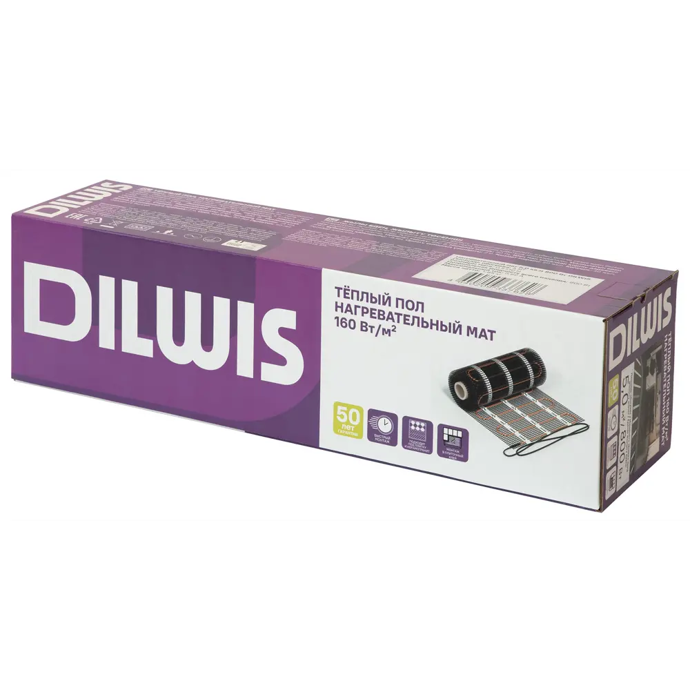 Фото 3 Нагревательный мат для теплого пола DILWIS 14 м2 2240 Вт Фото 3 Нагревательный мат для теплого пола DILWIS 14 м2 2240 Вт