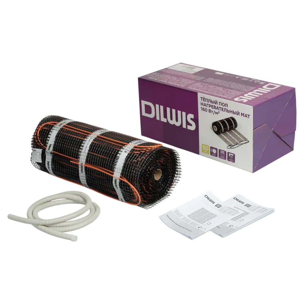 Фото 2 Нагревательный мат для теплого пола DILWIS 14 м2 2240 Вт Фото 2 Нагревательный мат для теплого пола DILWIS 14 м2 2240 Вт