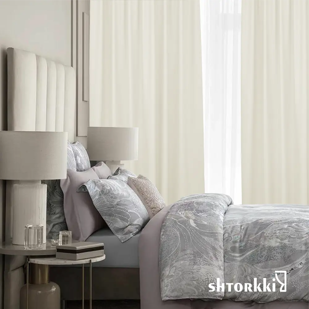 Фото 10 Комплект штор Shtorkki блэкаут Ivory 95x330 см 2 шт