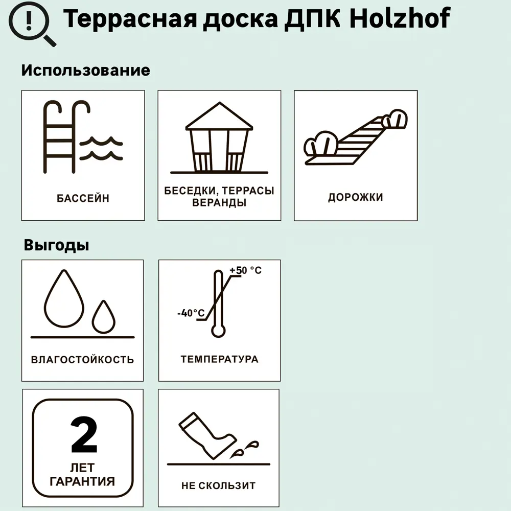 Фото 5 Террасная доска ДПК Holzhof Classic цвет Серый 3000x153x28 мм структура дерева 0.459 м² Фото 5 Террасная доска ДПК Holzhof Classic цвет Серый 3000x153x28 мм структура дерева 0.459 м²