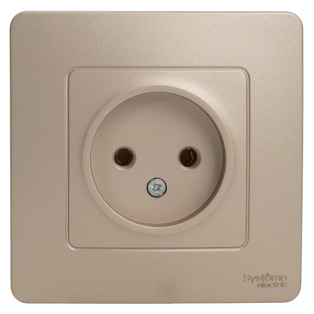 Фото Розетка встраиваемая Systeme Electric Blanca без заземления без шторок цвет титановый Фото Розетка встраиваемая Systeme Electric Blanca без заземления без шторок цвет титановый