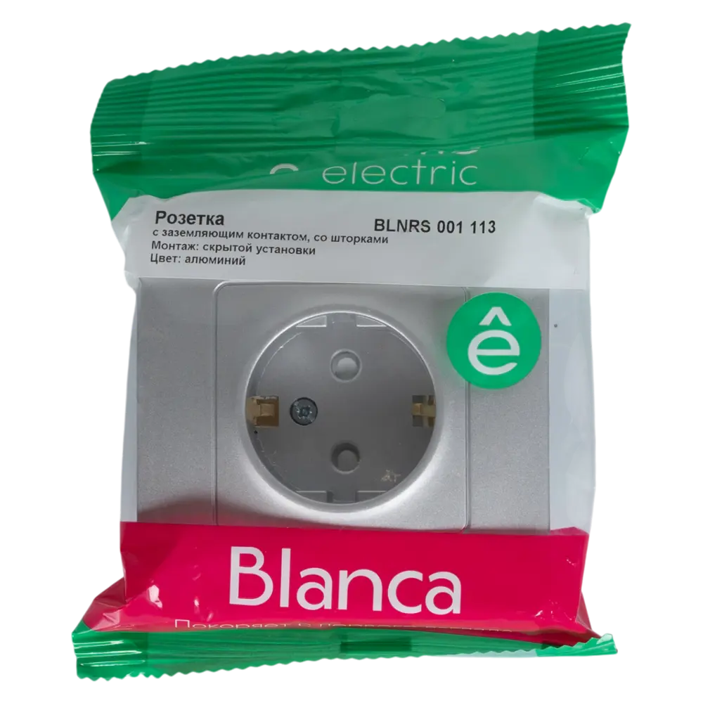 Фото 6 Розетка встраиваемая Systeme Electric Blanca 16 А с заземлением цвет алюминий Фото 6 Розетка встраиваемая Systeme Electric Blanca 16 А с заземлением цвет алюминий