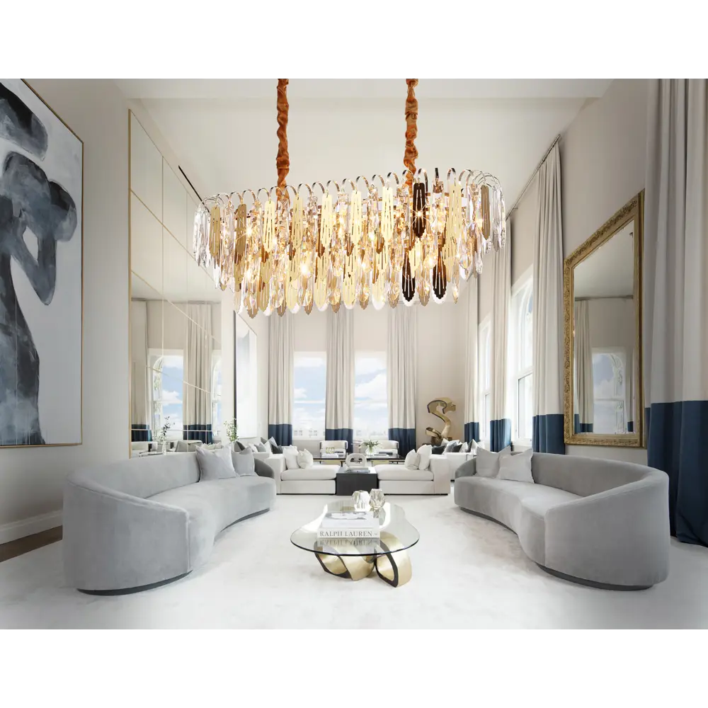 Фото 6 Люстра подвесная Ambrella light Traditional Ambr_tr5260 10 лампа 28 м² цвет золотистый Фото 6 Люстра подвесная Ambrella light Traditional Ambr_tr5260 10 лампа 28 м² цвет золотистый