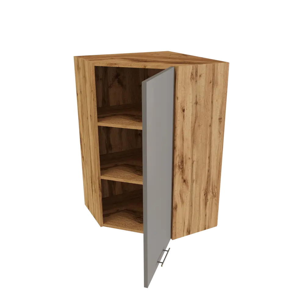 Фото 3 Шкаф 601845546053 Сурская мебель 59.2x92x59.2 см МДФ цвет серый Фото 3 Шкаф 601845546053 Сурская мебель 59.2x92x59.2 см МДФ цвет серый