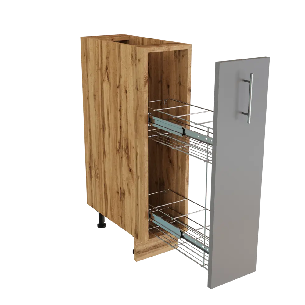 Фото 2 Шкаф 601845546057 Сурская мебель 35x81.6x47.8 см МДФ цвет серый Фото 2 Шкаф 601845546057 Сурская мебель 35x81.6x47.8 см МДФ цвет серый