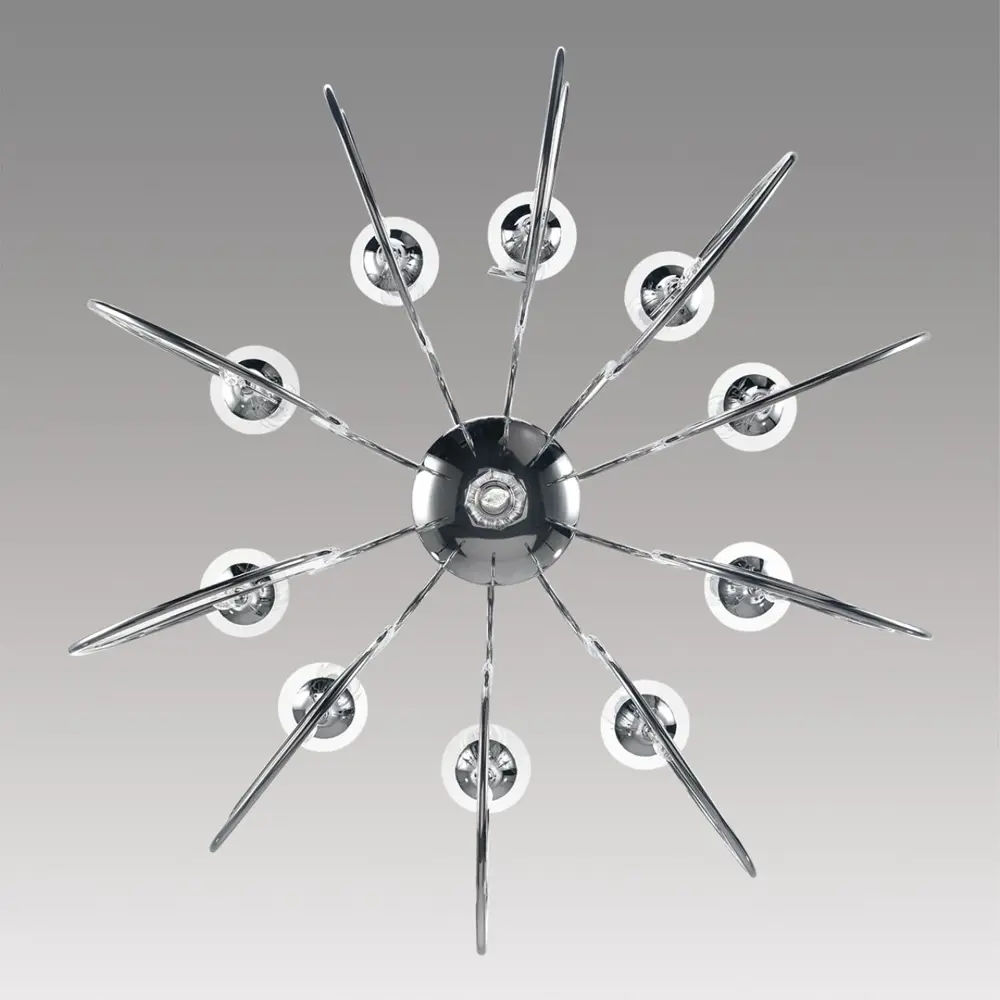 Фото 3 Люстра подвесная Lumion Laoka Lmn_8032_10 10 ламп 20 м² цвет хром Фото 3 Люстра подвесная Lumion Laoka Lmn_8032_10 10 ламп 20 м² цвет хром