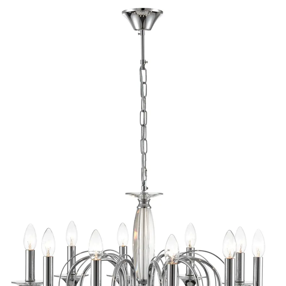 Фото 6 Люстра подвесная Lumion Laoka Lmn_8032_10 10 ламп 20 м² цвет хром Фото 6 Люстра подвесная Lumion Laoka Lmn_8032_10 10 ламп 20 м² цвет хром