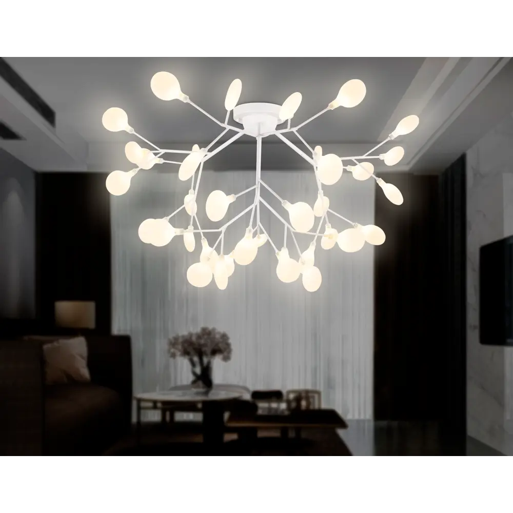 Фото 6 Люстра потолочная Ambrella Light Traditional Ambr_tr3018 36 ламп 28 м² цвет белый Фото 6 Люстра потолочная Ambrella Light Traditional Ambr_tr3018 36 ламп 28 м² цвет белый