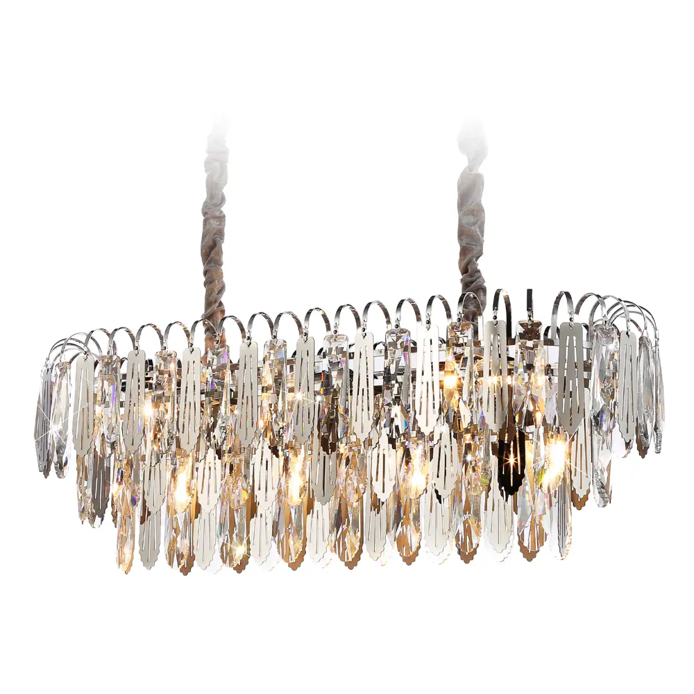 Фото 2 Люстра подвесная Ambrella Light Traditional Ambr_tr5259 10 ламп 24 м² цвет хром Фото 2 Люстра подвесная Ambrella Light Traditional Ambr_tr5259 10 ламп 24 м² цвет хром