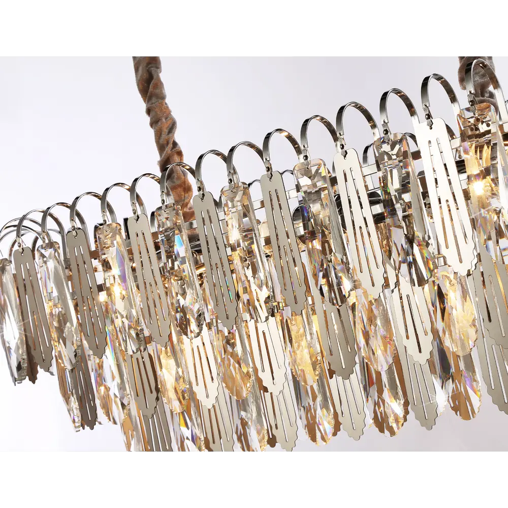 Фото 5 Люстра подвесная Ambrella Light Traditional Ambr_tr5259 10 ламп 24 м² цвет хром Фото 5 Люстра подвесная Ambrella Light Traditional Ambr_tr5259 10 ламп 24 м² цвет хром