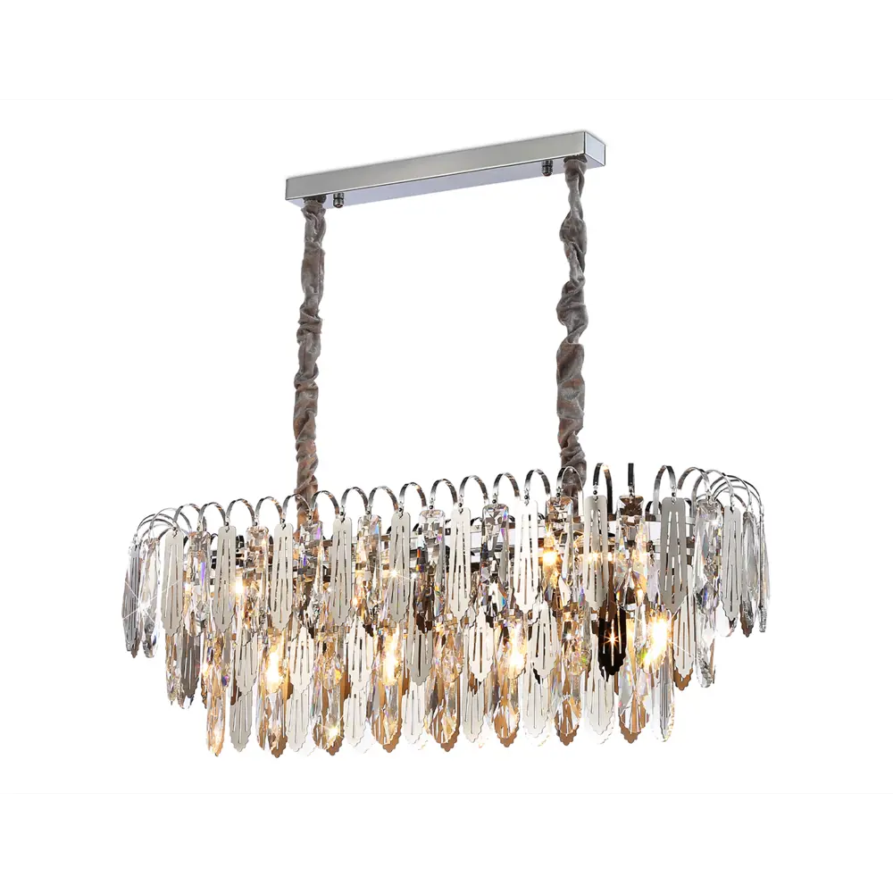 Фото Люстра подвесная Ambrella Light Traditional Ambr_tr5259 10 ламп 24 м² цвет хром Фото Люстра подвесная Ambrella Light Traditional Ambr_tr5259 10 ламп 24 м² цвет хром