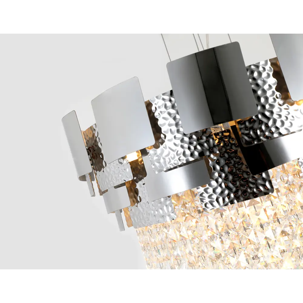 Фото 3 Люстра подвесная Ambrella Light Traditional Ambr_tr5242 9 ламп 18 м² цвет серебро Фото 3 Люстра подвесная Ambrella Light Traditional Ambr_tr5242 9 ламп 18 м² цвет серебро
