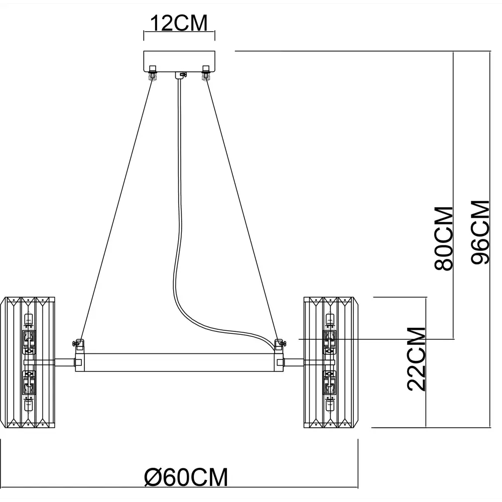 Фото 2 Люстра подвесная Arte Lamp Santorini Ar_a1049sp-12go 12 ламп 24 м² цвет золото Фото 2 Люстра подвесная Arte Lamp Santorini Ar_a1049sp-12go 12 ламп 24 м² цвет золото