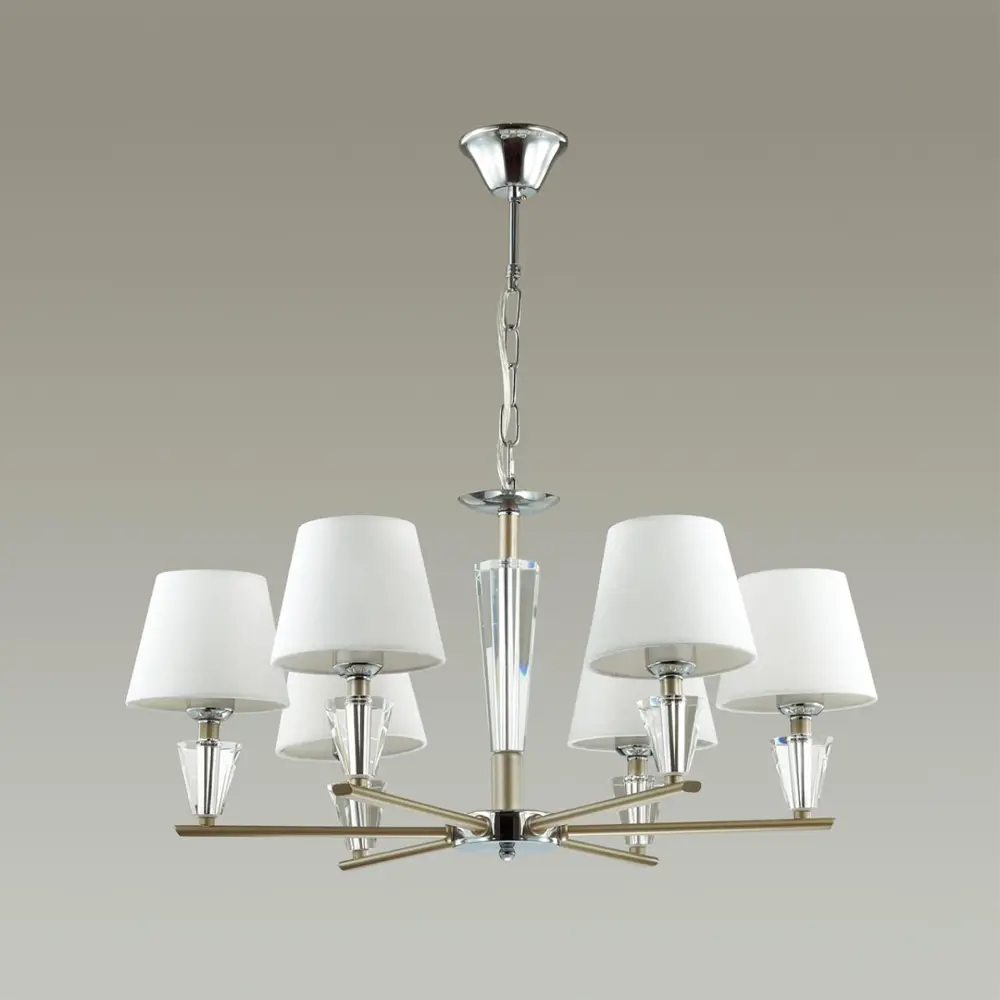 Фото Люстра подвесная Lumion Lmn_3733_6 6 ламп 12 м² цвет хром Фото Люстра подвесная Lumion Lmn_3733_6 6 ламп 12 м² цвет хром