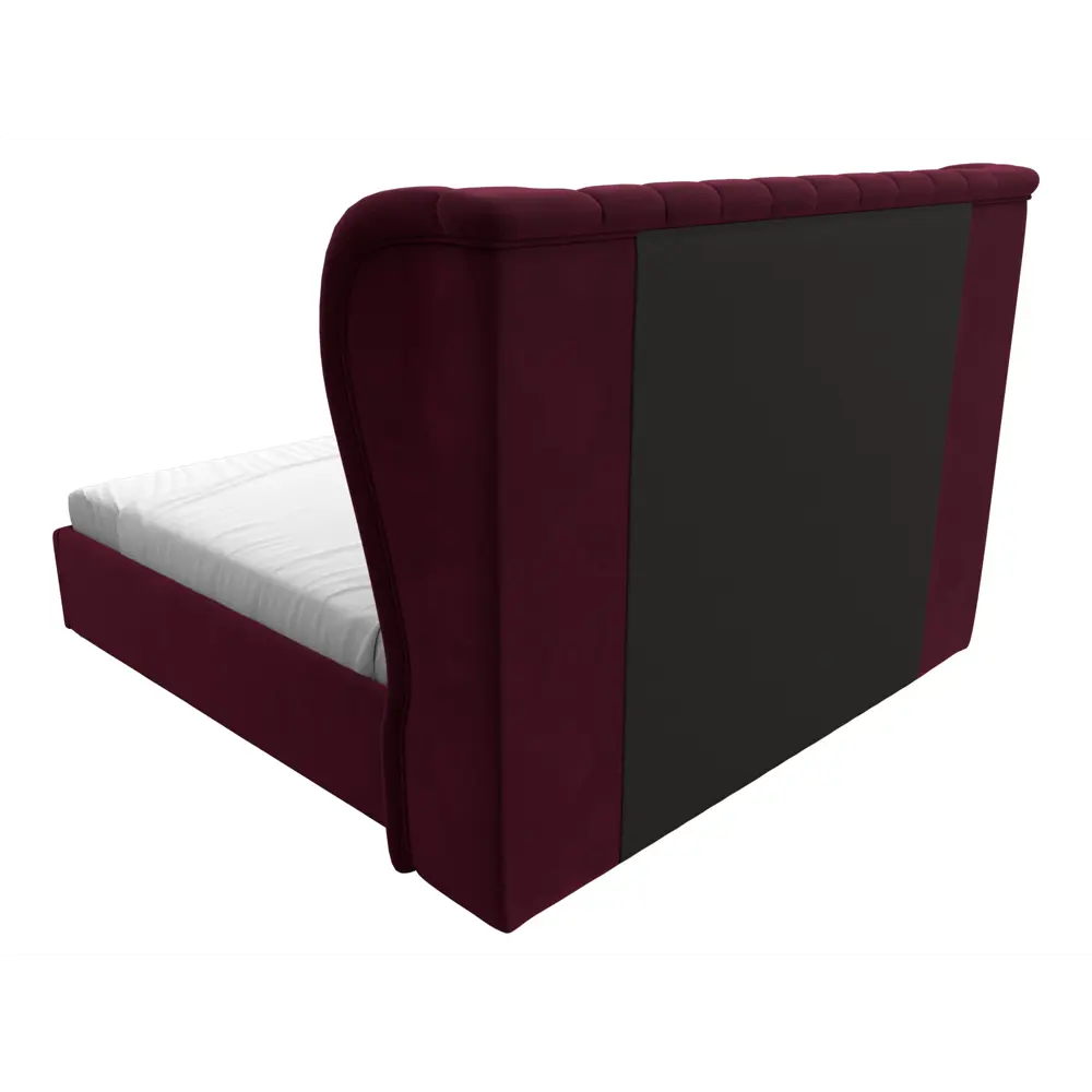 Фото 6 Кровать Далия 180 Лига диванов 114128 210x140x210 см микровельвет цвет бордовый Фото 6 Кровать Далия 180 Лига диванов 114128 210x140x210 см микровельвет цвет бордовый