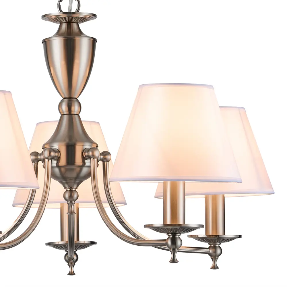 Фото 4 Светильник подвесной Escada Bolero Esc_1144_5pl 5 ламп 10 м² цвет белый Фото 4 Светильник подвесной Escada Bolero Esc_1144_5pl 5 ламп 10 м² цвет белый