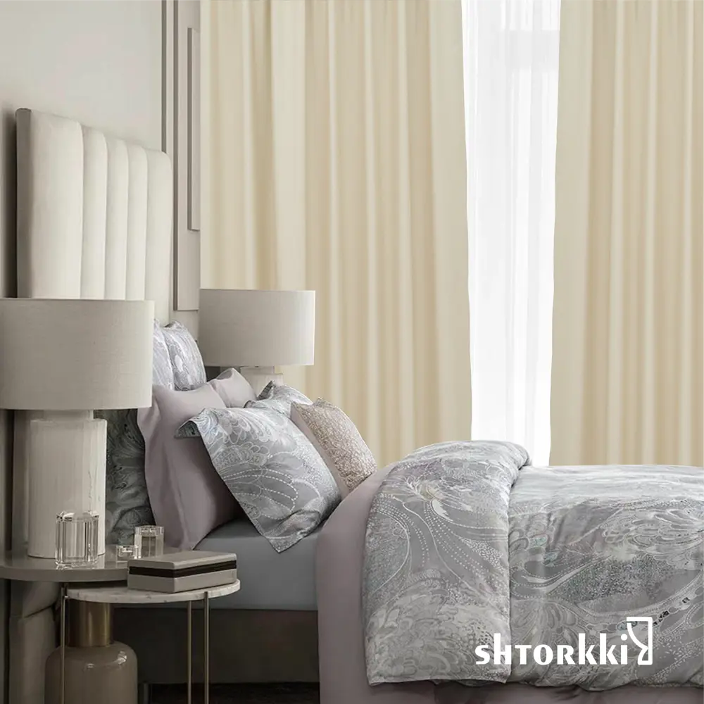 Фото 10 Комплект штор Shtorkki рогожка Ivory 150x252 см 2 шт Фото 10 Комплект штор Shtorkki рогожка Ivory 150x252 см 2 шт