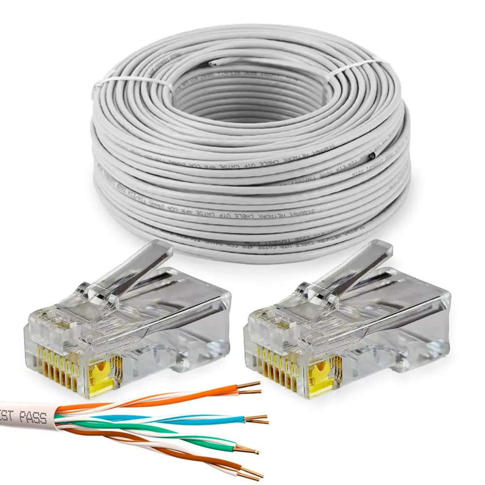 Фото Кабель UTP4 Cat 5E Ps-Link UTP-CCA100 омедненный с коннекторами RJ-45 100 м Фото Кабель UTP4 Cat 5E Ps-Link UTP-CCA100 омедненный с коннекторами RJ-45 100 м