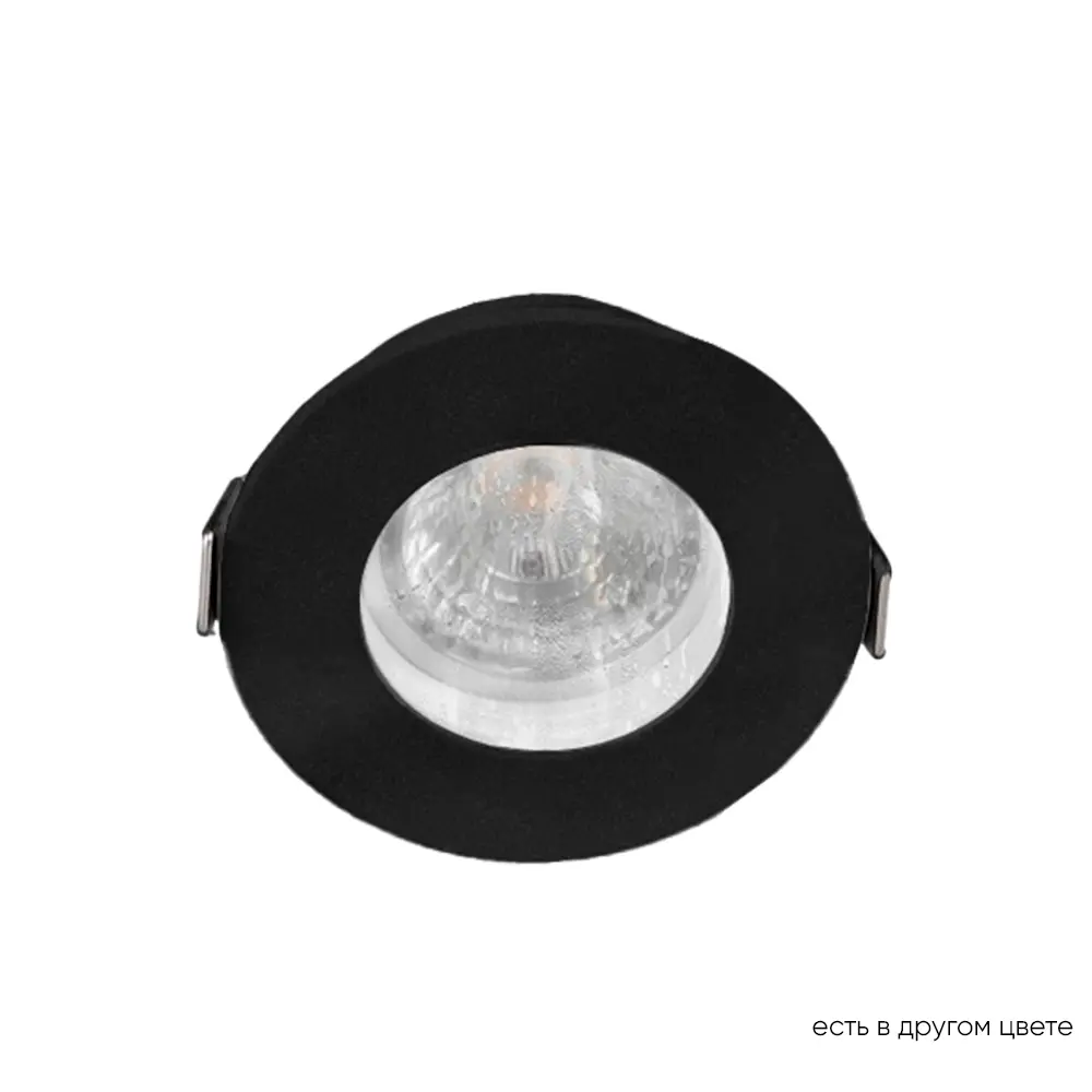 Фото 2 Светильник точечный встраиваемый Crystal Lux 045 Clt 045c1 bl ip44 под отверстие 6.5 мм GU10 цвет черный Фото 2 Светильник точечный встраиваемый Crystal Lux 045 Clt 045c1 bl ip44 под отверстие 6.5 мм GU10 цвет черный