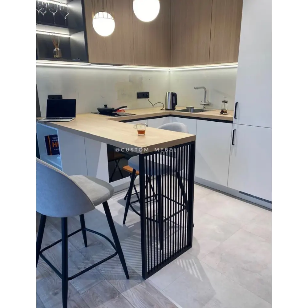 Фото 2 Подстолье для рабочей поверхности Custom Mebel Лофт А021В 87 см металл цвет черный Фото 2 Подстолье для рабочей поверхности Custom Mebel Лофт А021В 87 см металл цвет черный