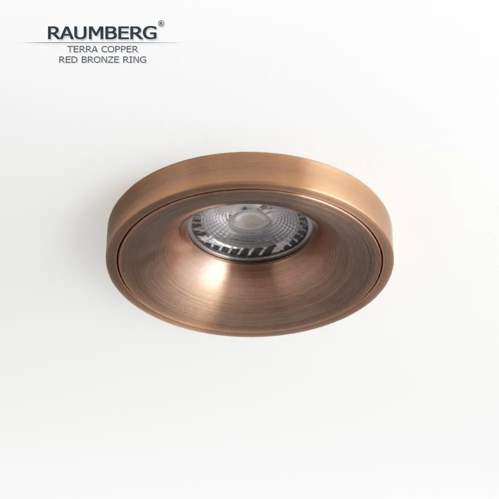 Фото Светильник точечный встраиваемый Raumberg Terra copper под отверстие 65 мм GU10 цвет медный Фото Светильник точечный встраиваемый Raumberg Terra copper под отверстие 65 мм GU10 цвет медный