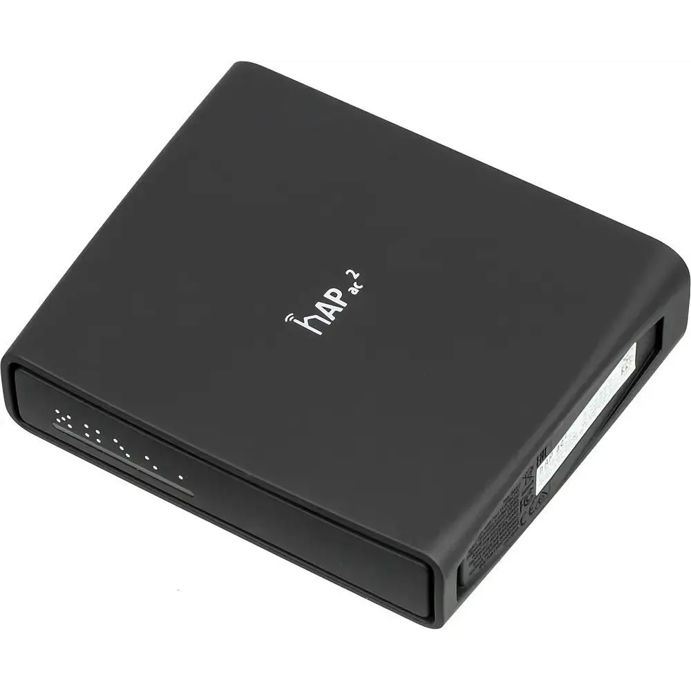Фото 4 Маршрутизатор Mikrotik hAP ac2 RBD52G-5HacD2HnD-TC цвет черный Фото 4 Маршрутизатор Mikrotik hAP ac2 RBD52G-5HacD2HnD-TC цвет черный