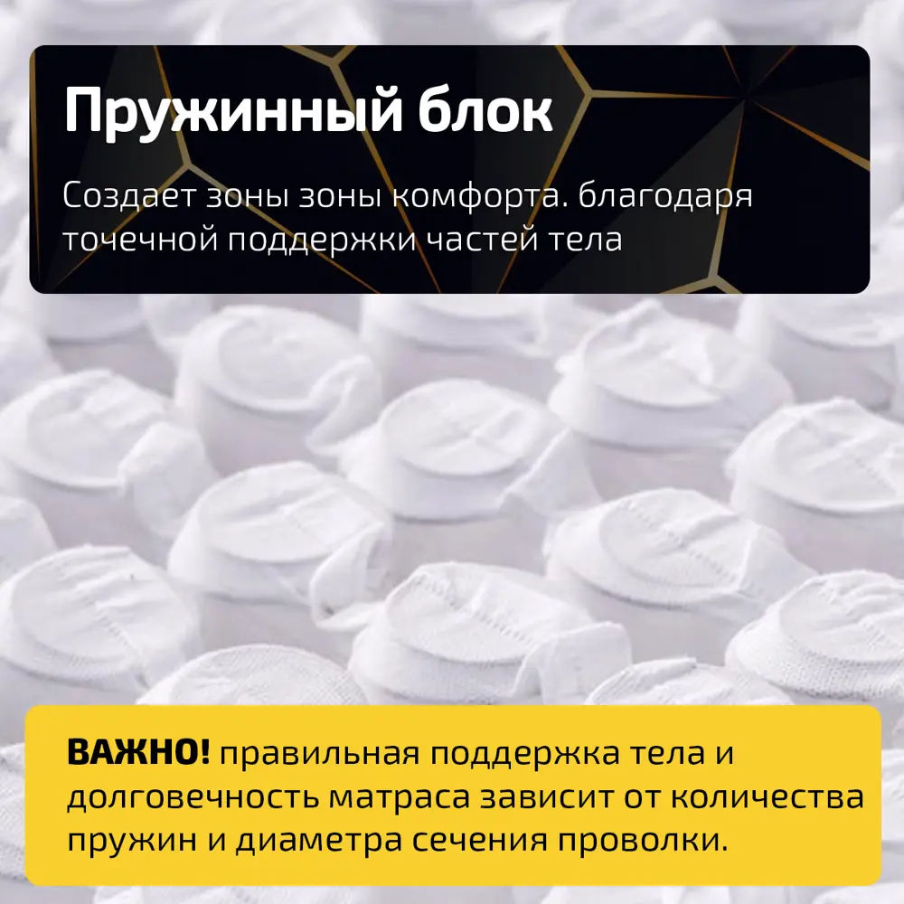 Фото 8 Матрас Godrest Gollend 72697_140_190 140x190x19 см независимый пружинный блок 2-спальный Фото 8 Матрас Godrest Gollend 72697_140_190 140x190x19 см независимый пружинный блок 2-спальный