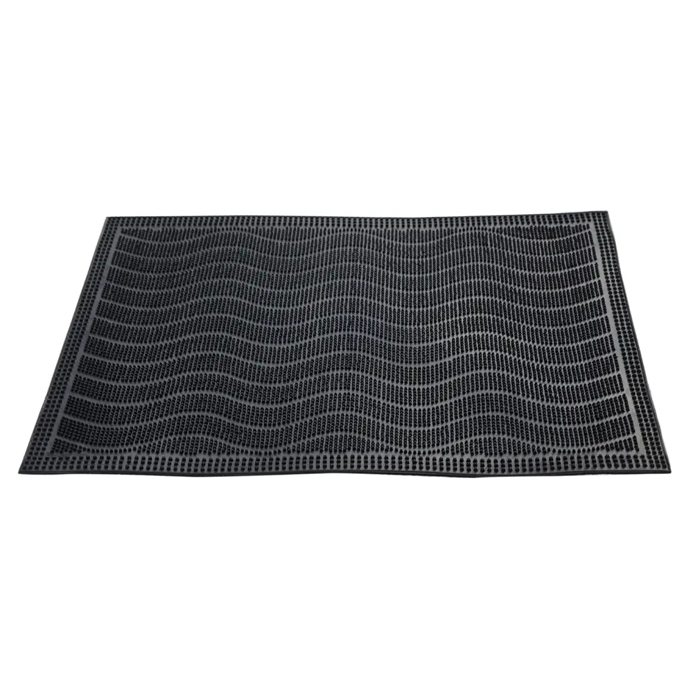 Фото 5 Коврик грязезащитный Mix Mat Wave 40x60 см резина цвет черный Фото 5 Коврик грязезащитный Mix Mat Wave 40x60 см резина цвет черный