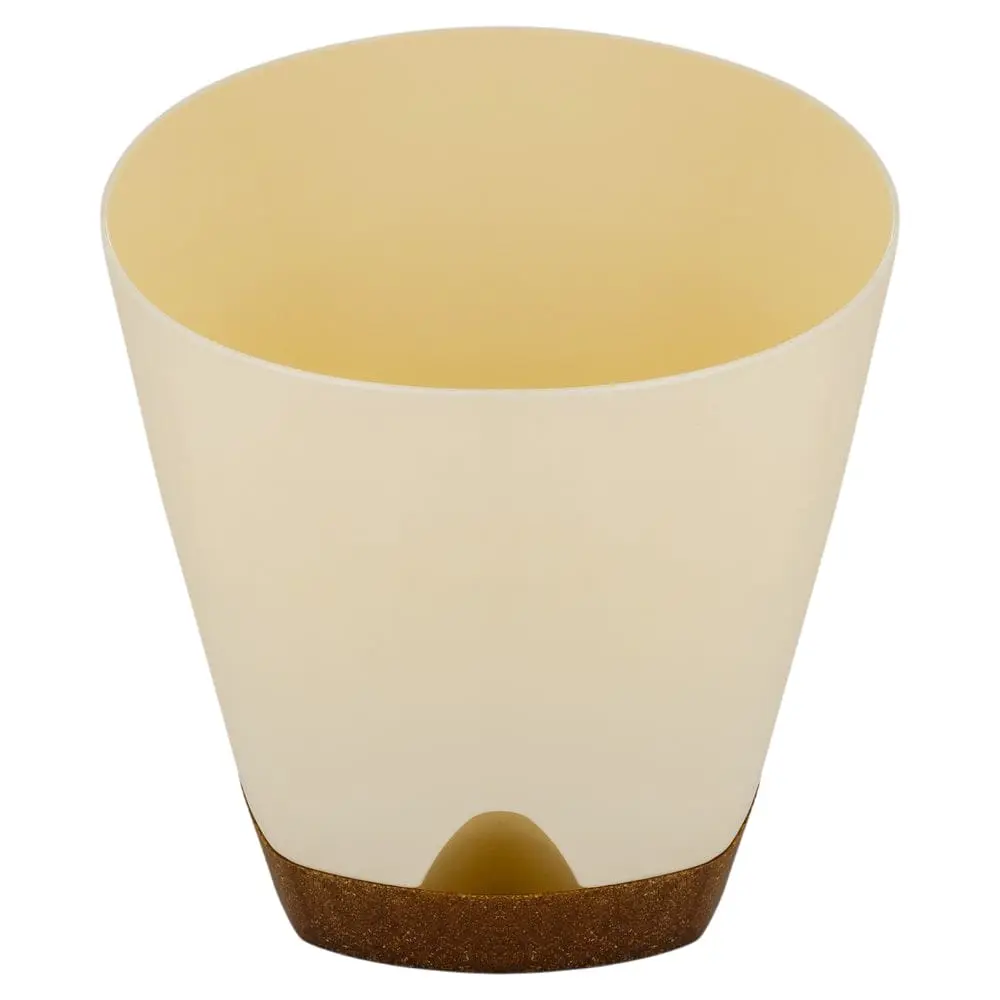 Фото 2 Горшок для цветов Ingreen Wood 2.5 л сливочный Фото 2 Горшок для цветов Ingreen Wood 2.5 л сливочный