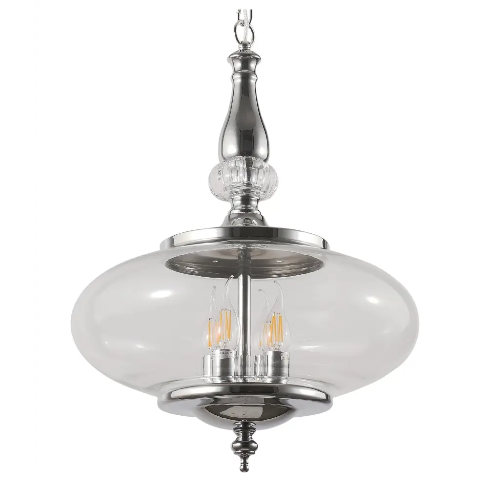 Фото Светильник подвесной Crystal Lux Miel sp4 chrome 4 лампы 9 м² цвет хром Фото Светильник подвесной Crystal Lux Miel sp4 chrome 4 лампы 9 м² цвет хром