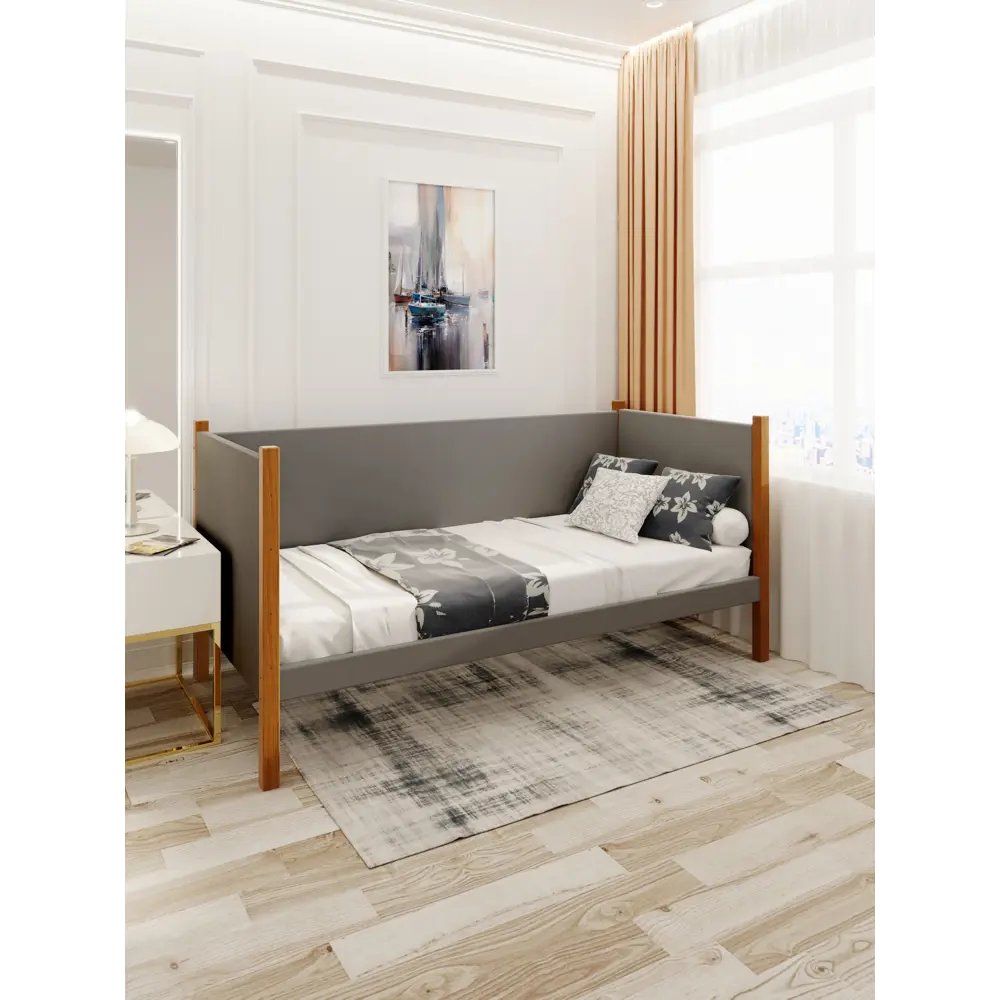 Фото 4 Кровать Solarius Тахта орто основание svetser80-170olha-orto 90 x 101 x 180 см дерево цвет светло-серый, ольха Фото 4 Кровать Solarius Тахта орто основание svetser80-170olha-orto 90 x 101 x 180 см дерево цвет светло-серый, ольха