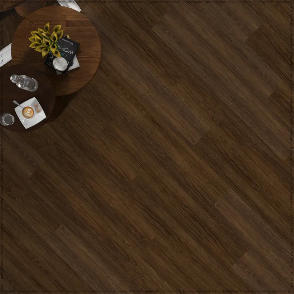 Фото 5 LVT Плитка EcoClick EcoWood Дуб Сиена 42 класс толщина 2.3 мм 3.89 м², цена за упаковку Фото 5 LVT Плитка EcoClick EcoWood Дуб Сиена 42 класс толщина 2.3 мм 3.89 м², цена за упаковку