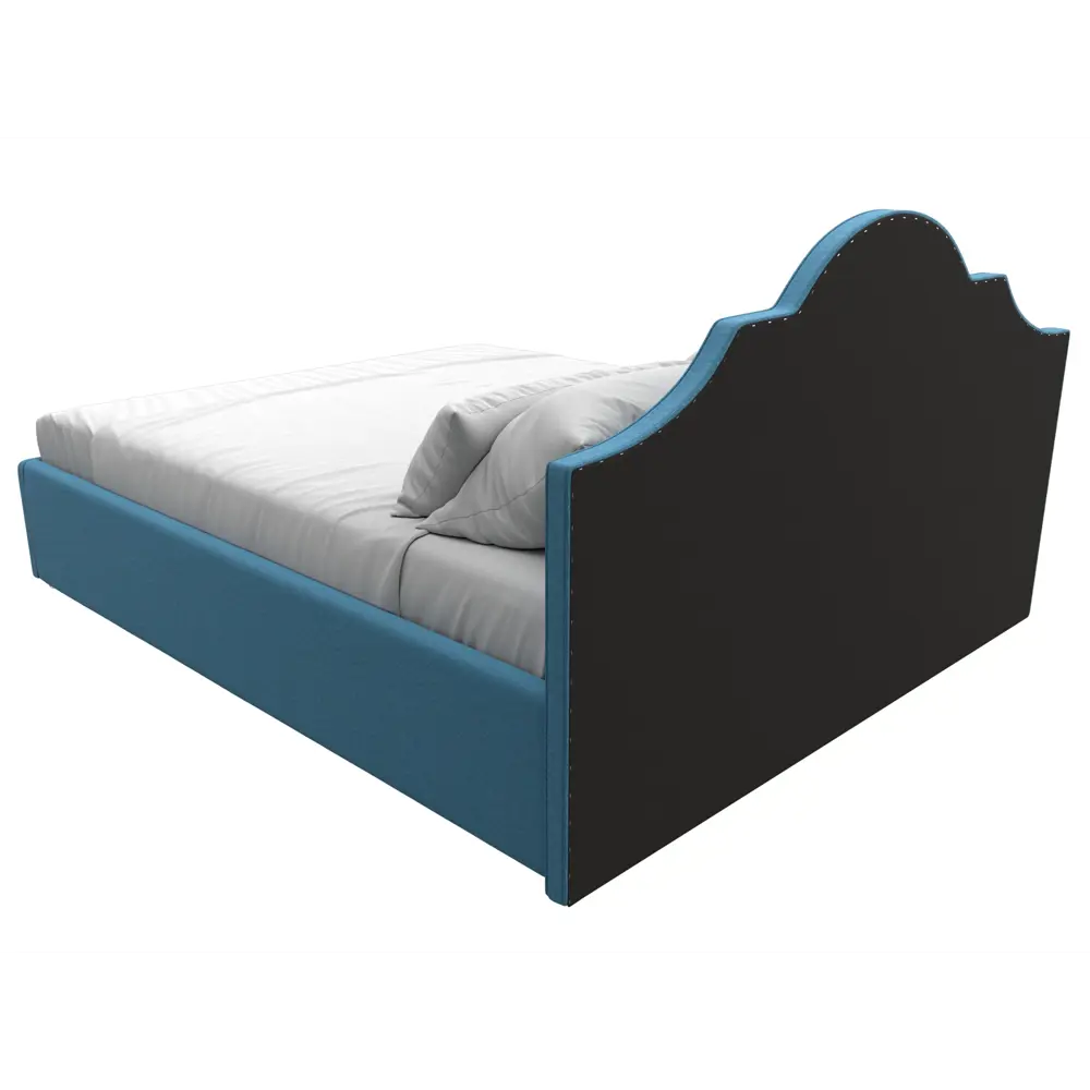 Фото 4 Кровать Афина 160 Лига диванов 123579 175x110x211 см рогожка цвет амур 10 голубой Фото 4 Кровать Афина 160 Лига диванов 123579 175x110x211 см рогожка цвет амур 10 голубой