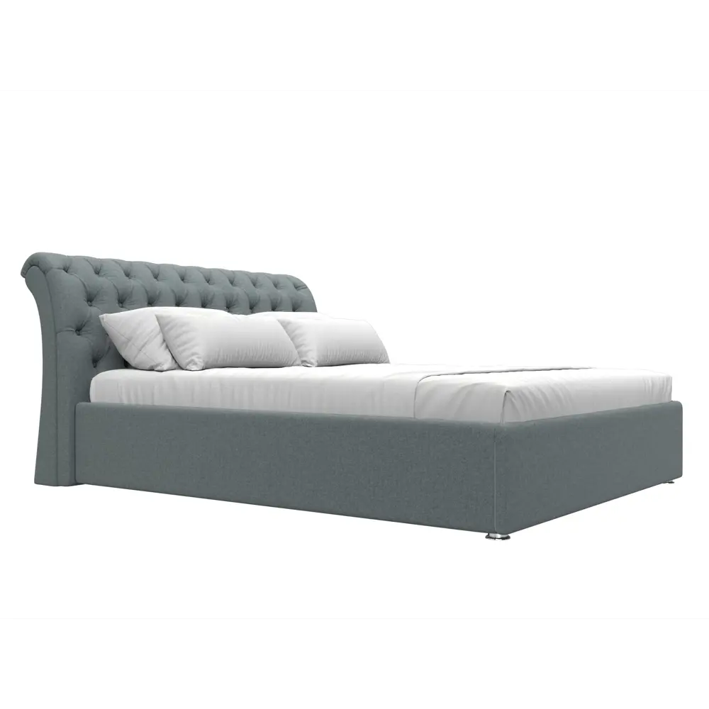 Фото 6 Кровать Сицилия 160 Лига диванов 123129 184x110x239 см рогожка цвет амур 07 серый Фото 6 Кровать Сицилия 160 Лига диванов 123129 184x110x239 см рогожка цвет амур 07 серый