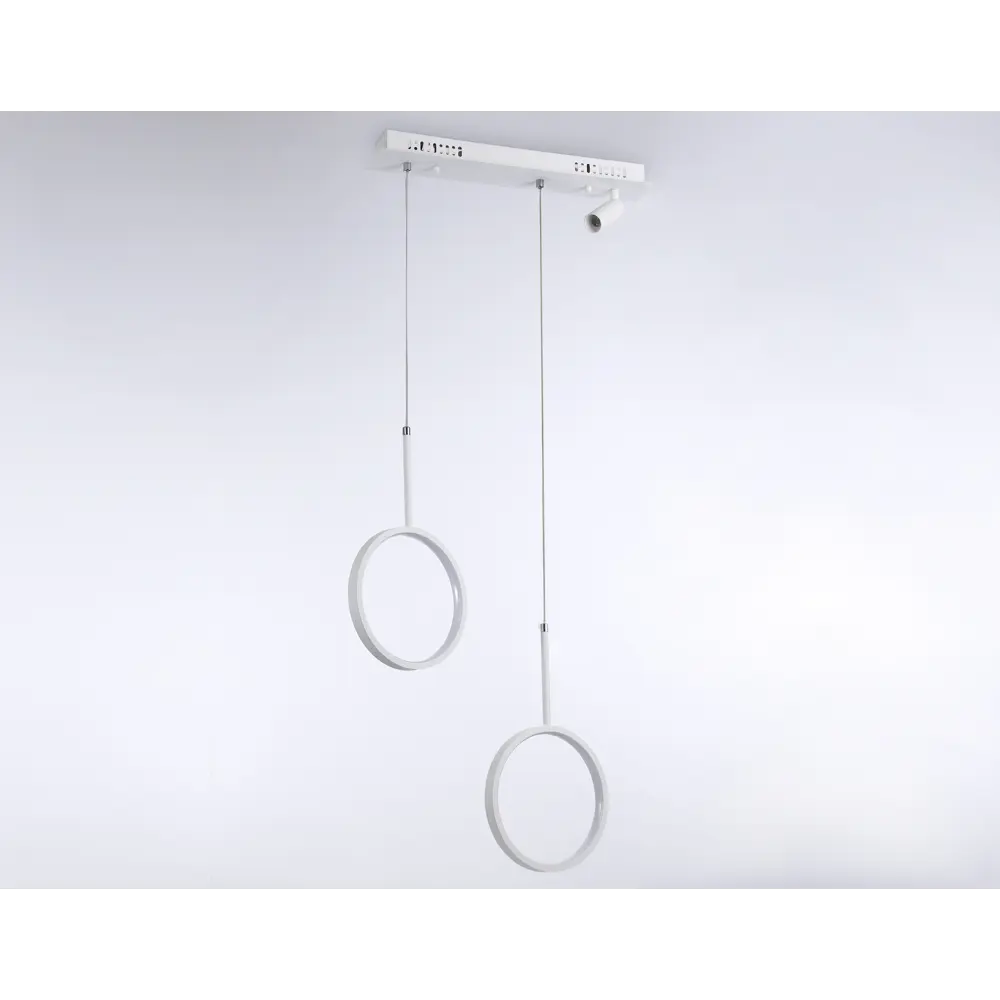 Фото 6 Светильник подвесной светодиодный Ambrella Light Comfort с пультом управления 10 м² регулируемый белый свет цвет белый Фото 6 Светильник подвесной светодиодный Ambrella Light Comfort с пультом управления 10 м² регулируемый белый свет цвет белый