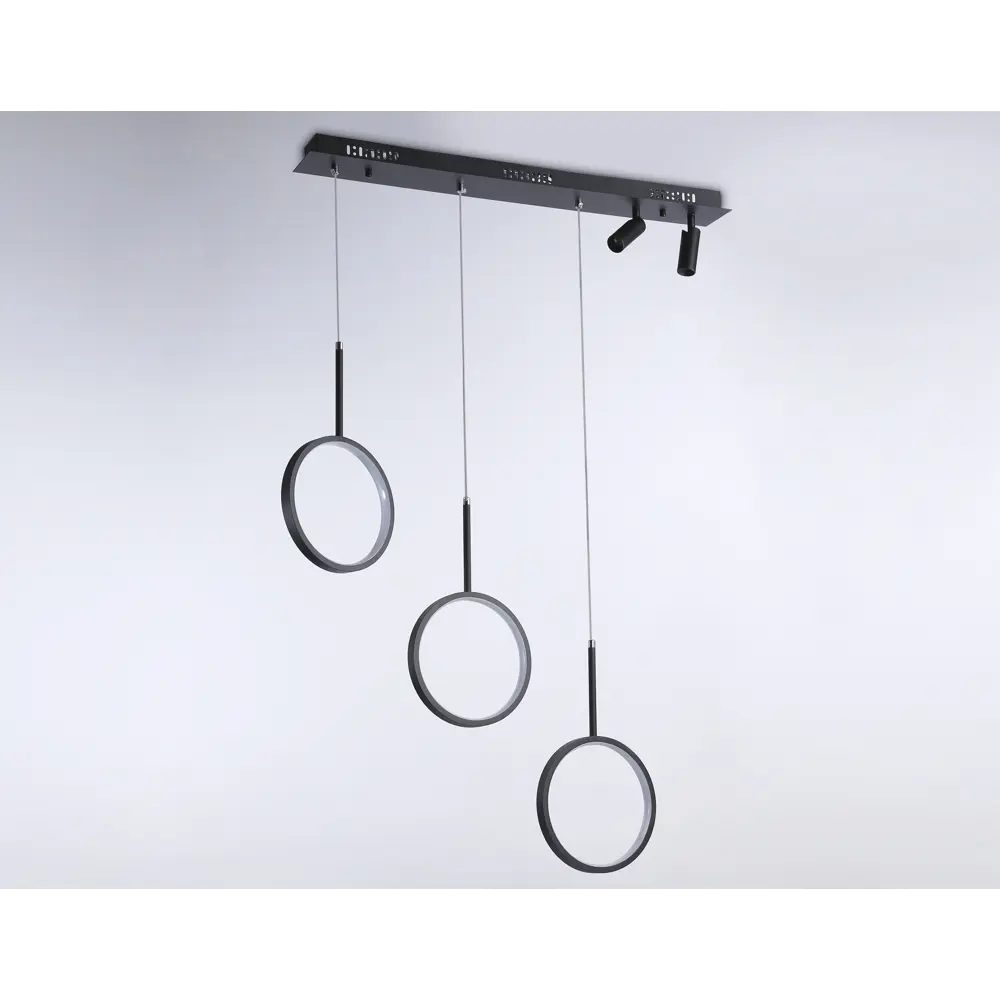 Фото 7 Светильник подвесной светодиодный Ambrella Light Comfort с пультом управления 20 м² регулируемый белый свет цвет черный Фото 7 Светильник подвесной светодиодный Ambrella Light Comfort с пультом управления 20 м² регулируемый белый свет цвет черный