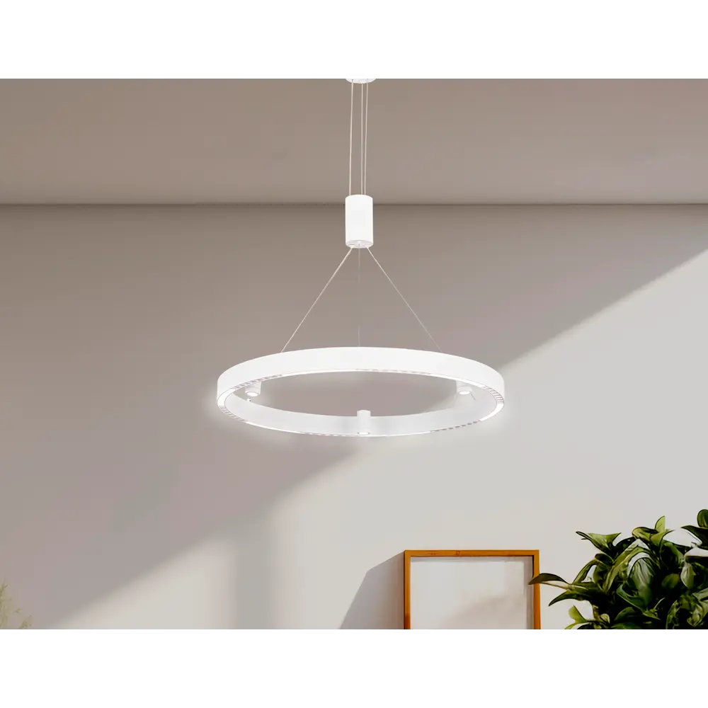 Фото 4 Люстра подвесная светодиодная Ambrella Light Comfort Ambr_fl5844 20 м² теплый белый (желтый) свет цвет белый Фото 4 Люстра подвесная светодиодная Ambrella Light Comfort Ambr_fl5844 20 м² теплый белый (желтый) свет цвет белый