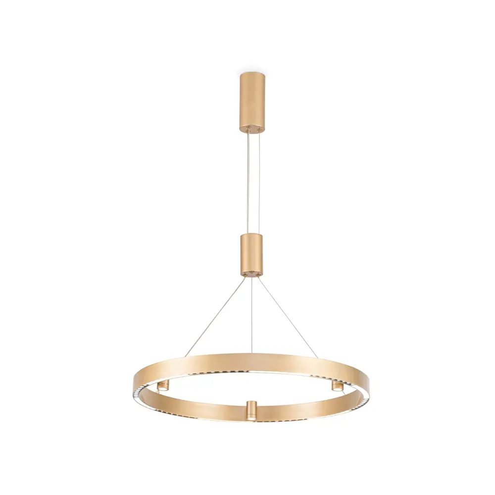 Фото 9 Люстра подвесная светодиодная Ambrella Light Comfort Ambr_fl5846 20 м² теплый белый (желтый) свет цвет золотой Фото 9 Люстра подвесная светодиодная Ambrella Light Comfort Ambr_fl5846 20 м² теплый белый (желтый) свет цвет золотой