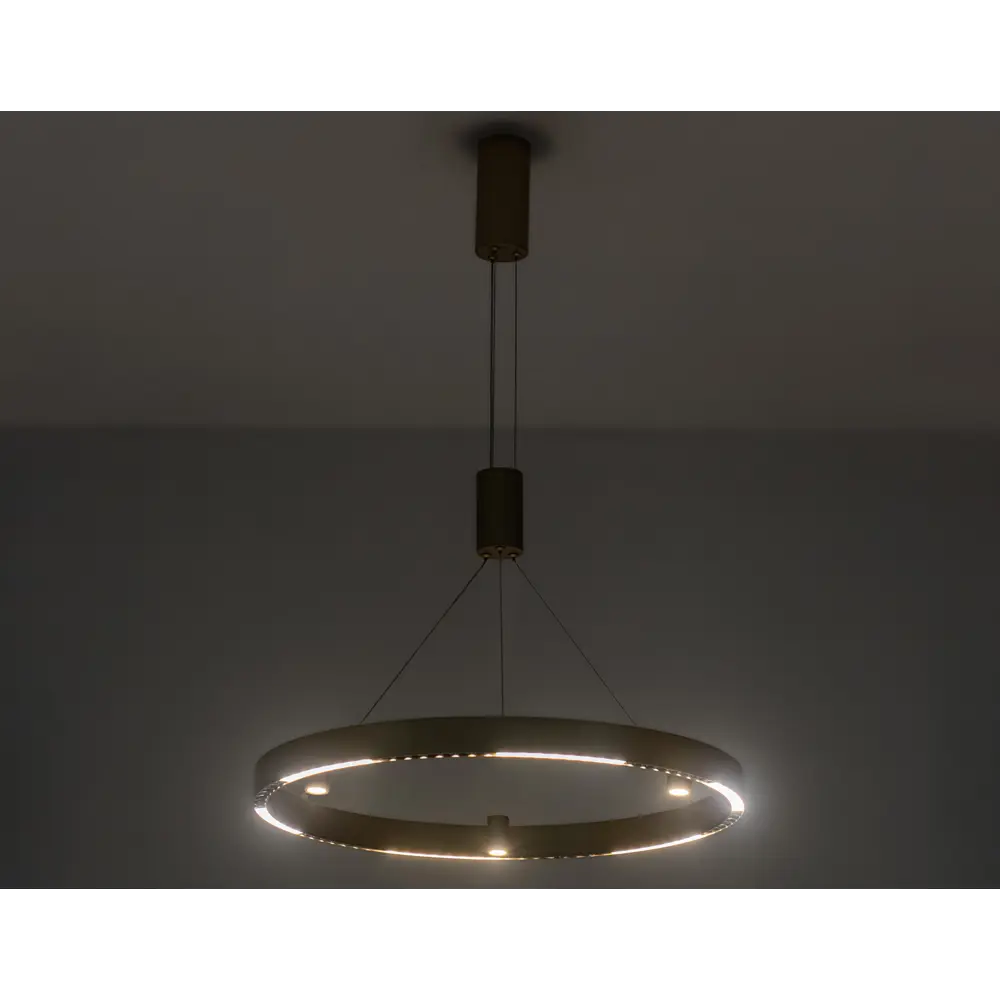 Фото 4 Люстра подвесная светодиодная Ambrella Light Comfort Ambr_fl5846 20 м² теплый белый (желтый) свет цвет золотой Фото 4 Люстра подвесная светодиодная Ambrella Light Comfort Ambr_fl5846 20 м² теплый белый (желтый) свет цвет золотой