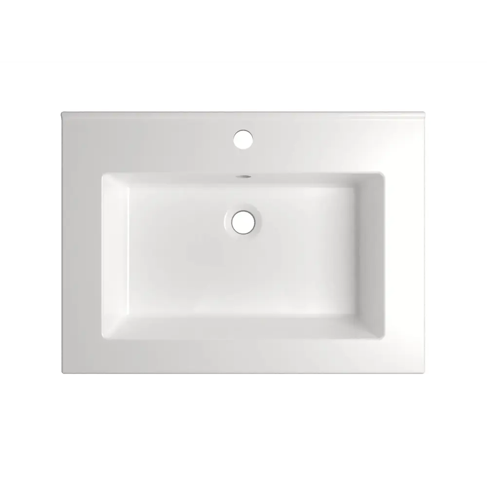 Фото 4 Раковина мебельная Uperwood Parma Premium 4538342000 66см цвет белый глянцевый Фото 4 Раковина мебельная Uperwood Parma Premium 4538342000 66см цвет белый глянцевый