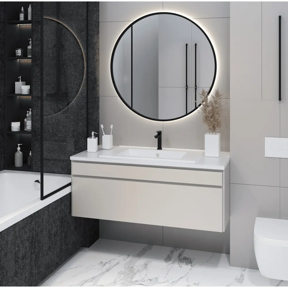Фото 4 Раковина мебельная Uperwood Parma Premium 4538342001 76.50см цвет белый глянцевый Фото 4 Раковина мебельная Uperwood Parma Premium 4538342001 76.50см цвет белый глянцевый