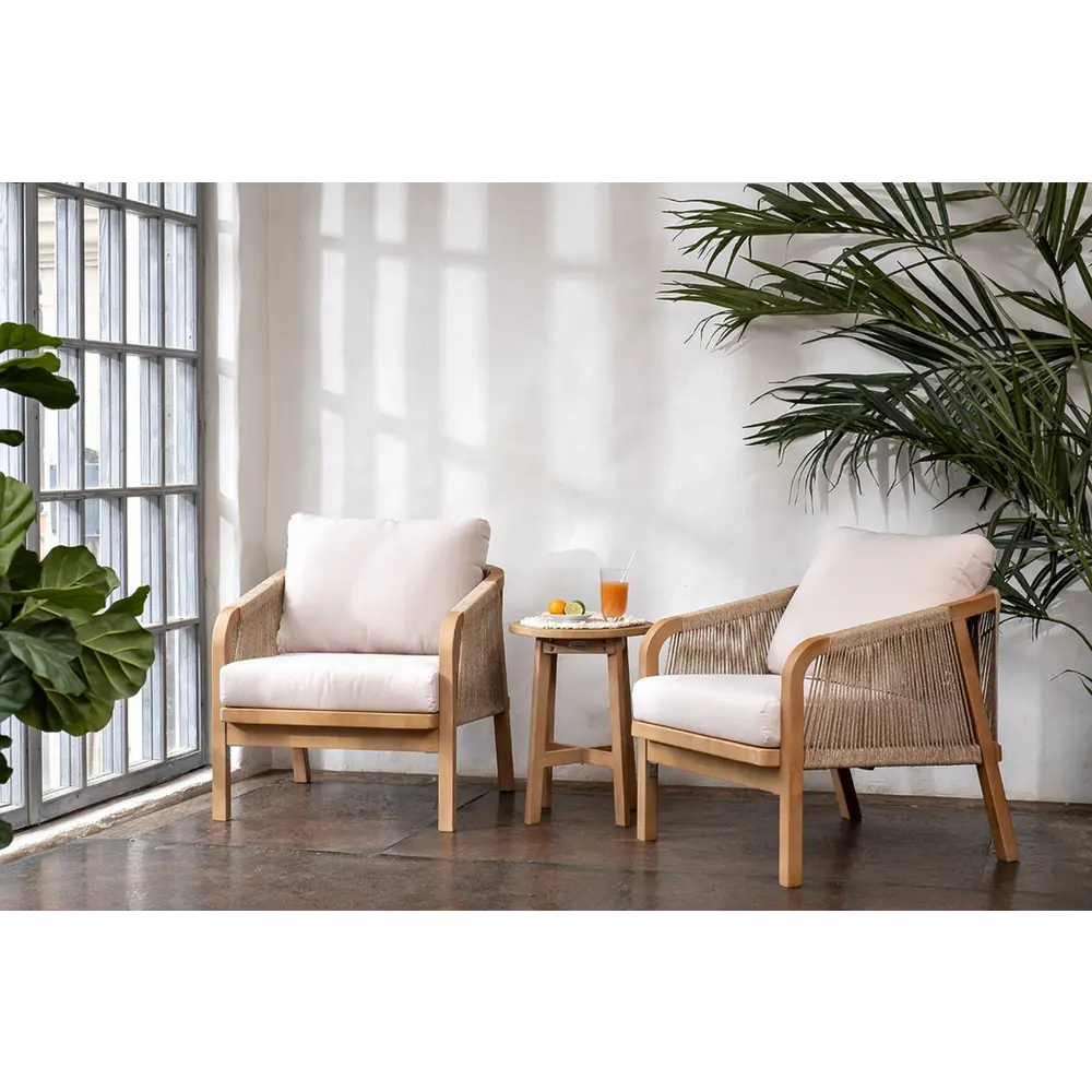 Фото 2 Стол садовый Joygarden 31418 40 см x 40 см x 53 см акация коричневый Фото 2 Стол садовый Joygarden 31418 40 см x 40 см x 53 см акация коричневый