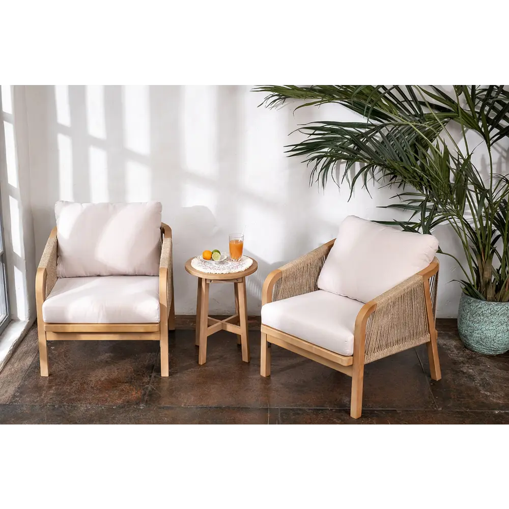 Фото 3 Стол садовый Joygarden 31418 40 см x 40 см x 53 см акация коричневый Фото 3 Стол садовый Joygarden 31418 40 см x 40 см x 53 см акация коричневый