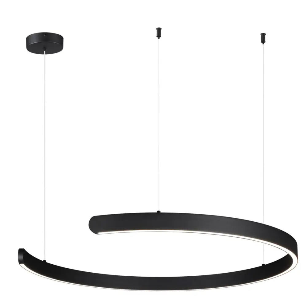 Фото 3 Светильник подвесной светодиодный Lumion Indie 1 м² регулируемый белый свет цвет черный Фото 3 Светильник подвесной светодиодный Lumion Indie 1 м² регулируемый белый свет цвет черный