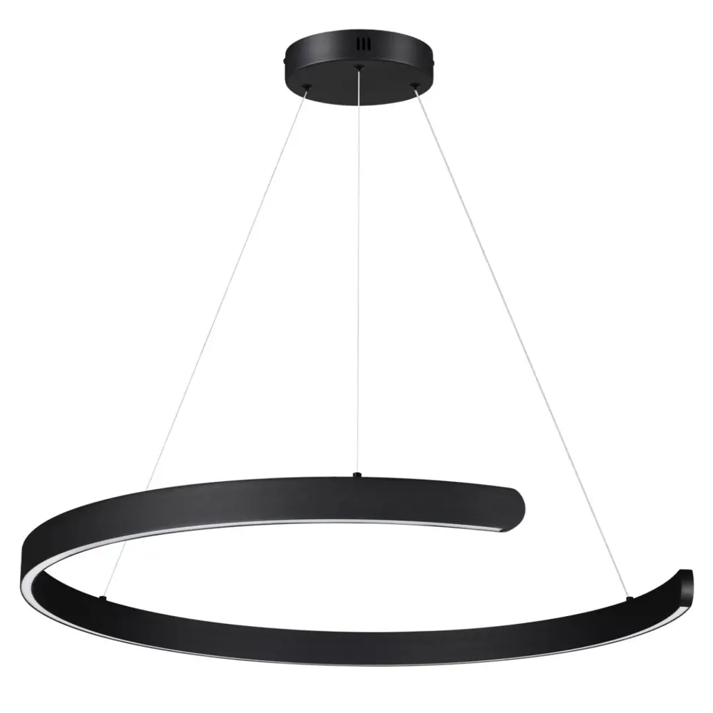 Фото 2 Светильник подвесной светодиодный Lumion Indie 1 м² регулируемый белый свет цвет черный Фото 2 Светильник подвесной светодиодный Lumion Indie 1 м² регулируемый белый свет цвет черный